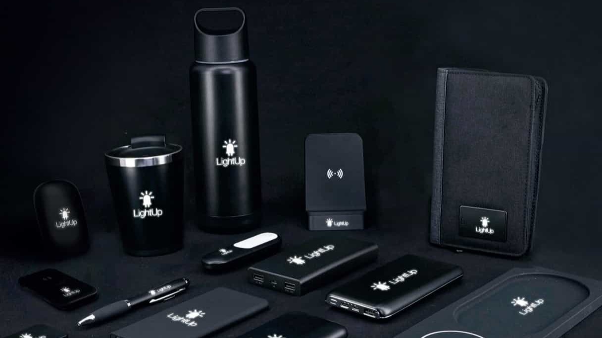 Technology Light Up Logo Branding Options by Jasani