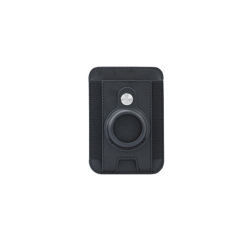 MARZ - Santhome® Magnetic Phone Cardholder with Santhome Tag Pocket - Black