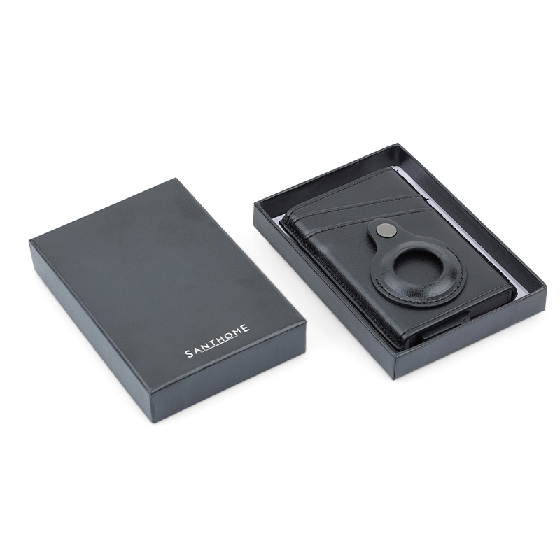 TROMSI - Santhome® PU Card Holder with Santhome Tag pocket - Black