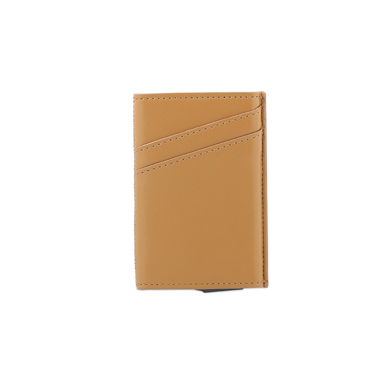 TROMSI - Santhome® PU Card Holder with Santhome Tag pocket - Tan