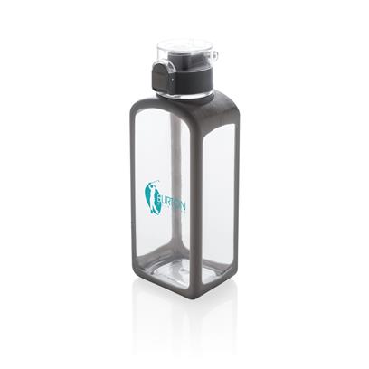 SQUARED – Lockable Leak Proof Tritan Water Bottle-Transparent