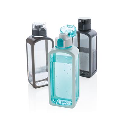 SQUARED – Lockable Leak Proof Tritan Water Bottle-Transparent