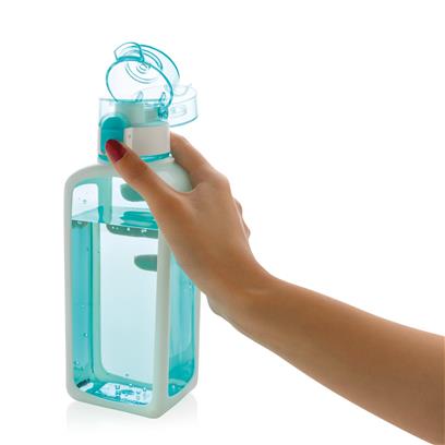 SQUARED – XDXCLUSIVE Lockable Leak Proof Tritan Water Bottle – Blue