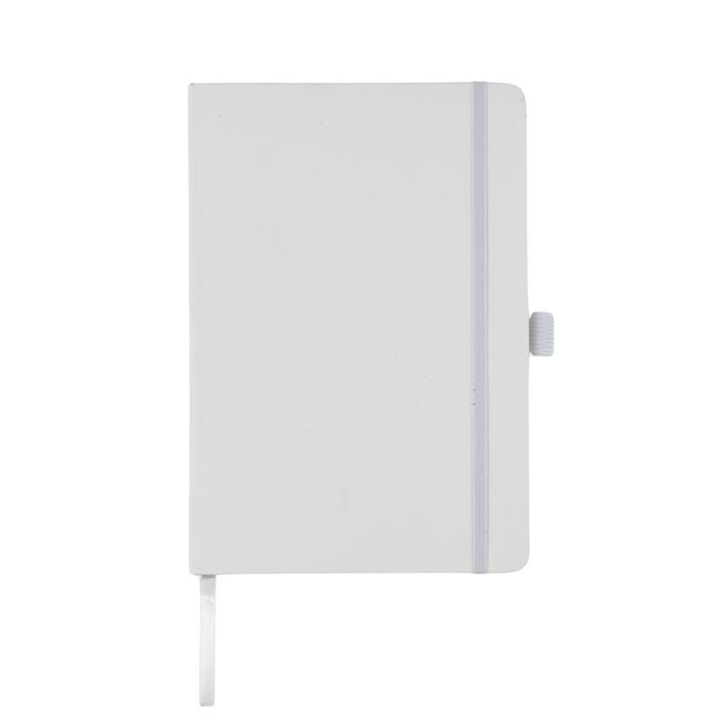 KOKSI - Giftology Set of Double Walled Tumbler, A5 Notebook and Pen - White