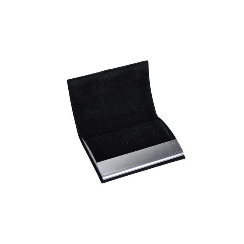 IRTA - Executive Set of Passport Cover, Name Card Holder and Metal Pen - Black