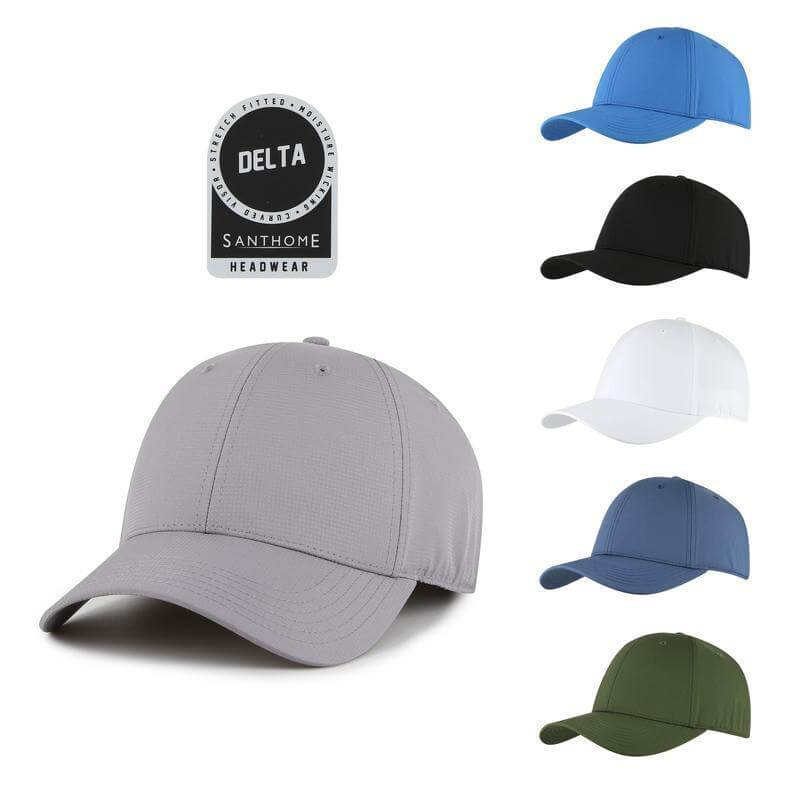 DELTA - Santhome® DryNCool® Performance Stretch-Fitted Cap - Green