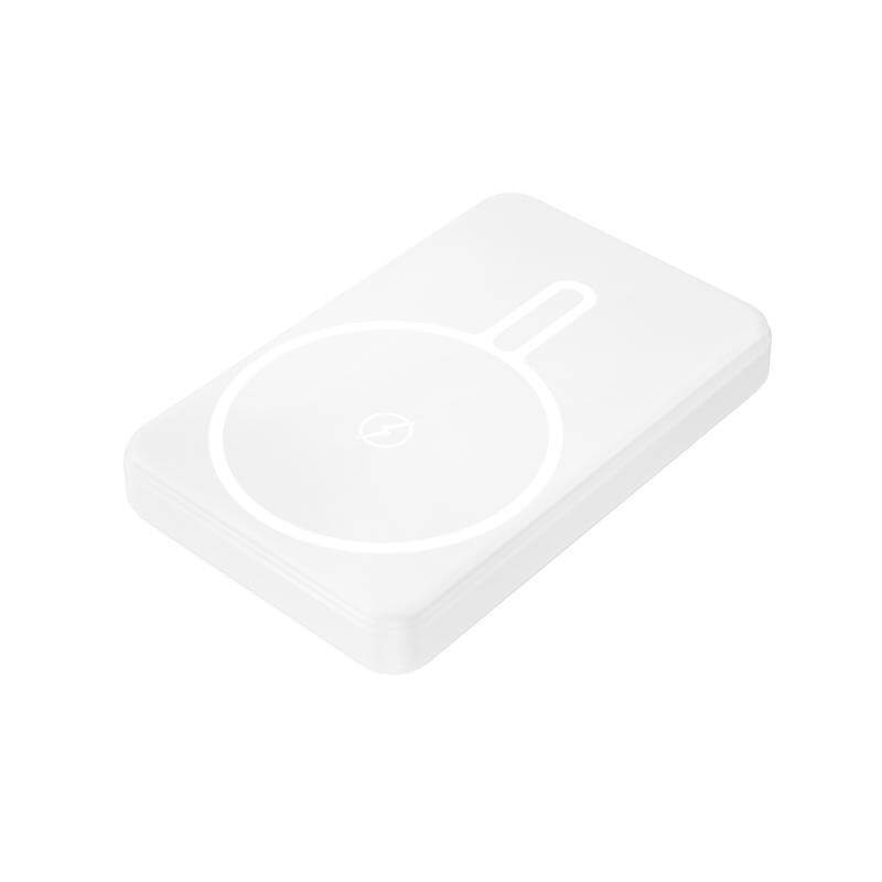 TARRENZ - Giftology 5000 mAh Magnetic Wireless Powerbank - White