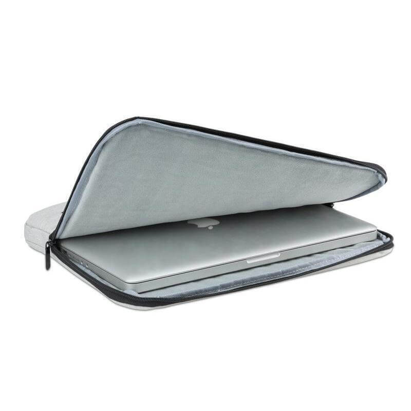 SALCEA - Santhome® 15" Laptop Sleeve - Grey/Tan