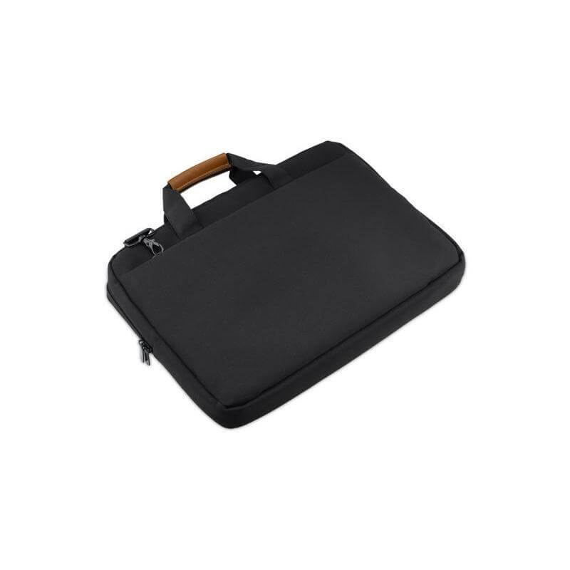 SLOTEN - Santhome® 15" Laptop Bag - Black/Tan