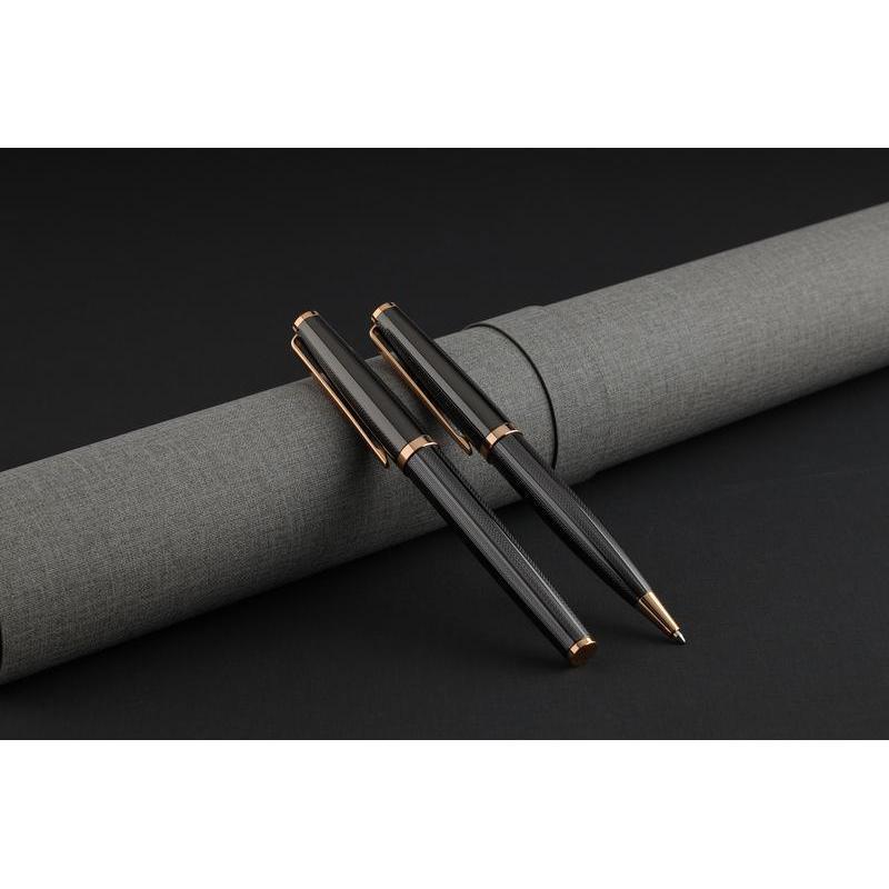 ZORY - Santhome® Gift Set of 2 Luxury Pens - Black / Gold
