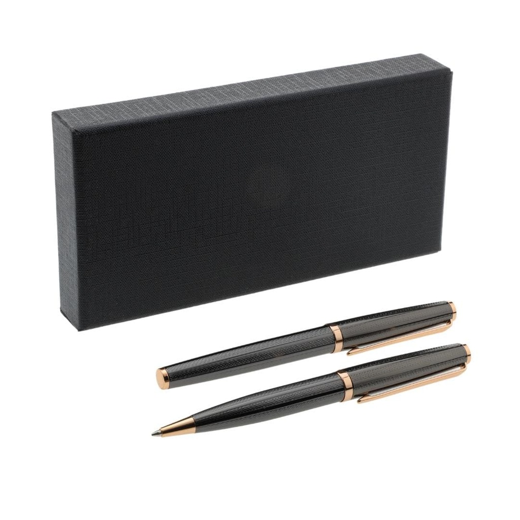 ZORY - Santhome® Gift Set of 2 Luxury Pens - Black / Gold