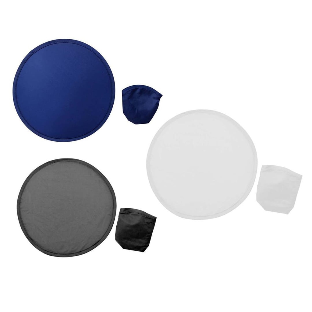SENOVO - RPET Foldable Frisbee - Navy Blue