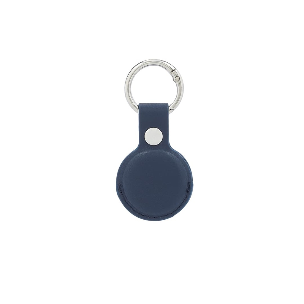 LEEVI - Santhome® PU Keychain with Santhome Tag pocket - Navy Blue
