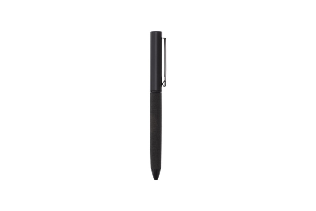 LENZEN - CHANGE ZERO Sustainable Gift Set with Refillable Notebook, Pen & USB Keychain - Black