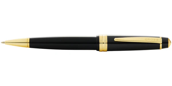 Cross Bailey Light™ Polished Black Resin and Gold Tone Ballpoint Pen