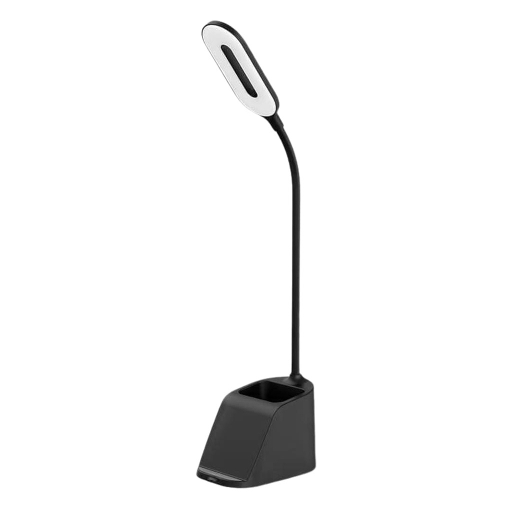 ALMERE - Giftology 3-in-1 Desk Lamp with 15W Wireless Charger & Pen Holder - Black