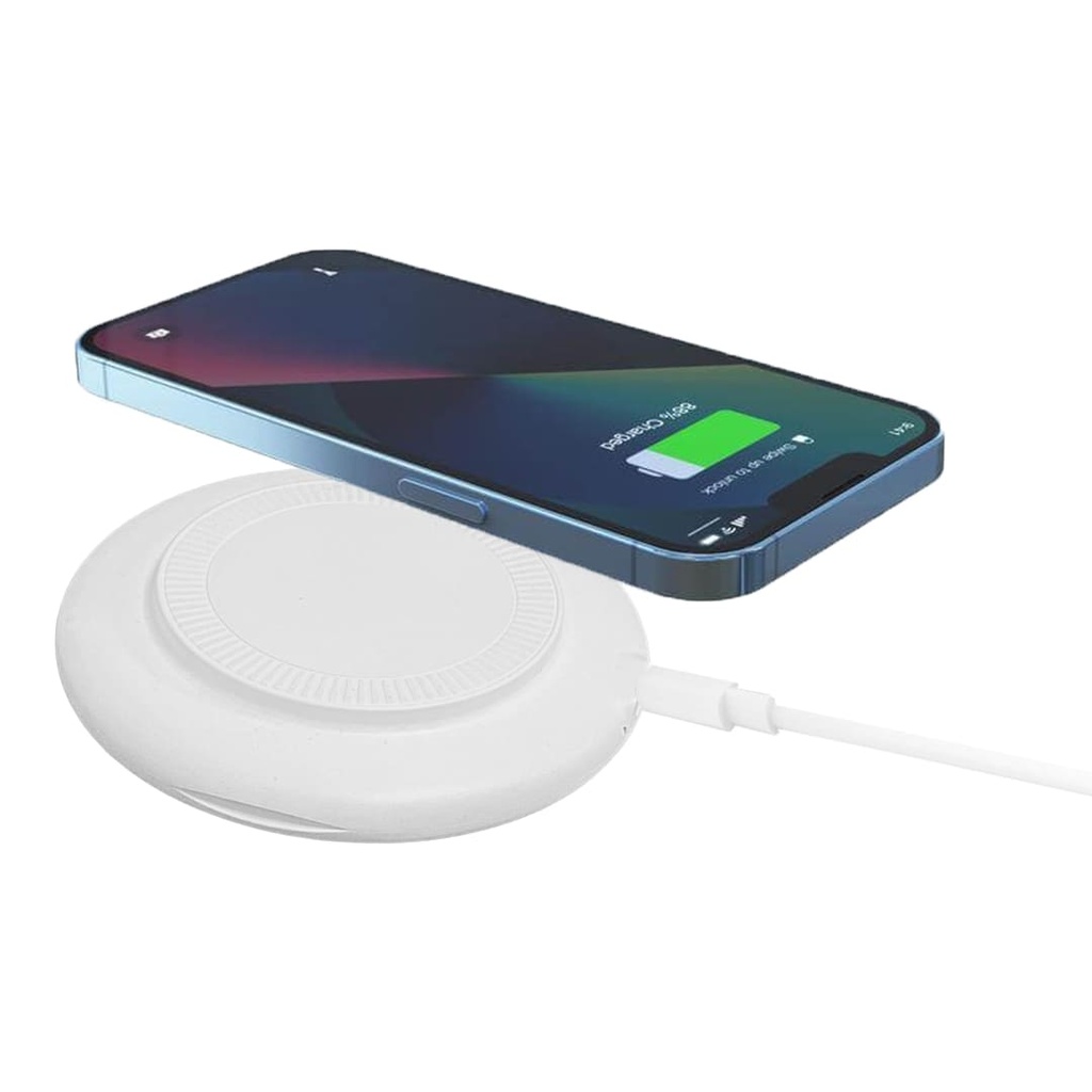 OSLO Mag - @memorii Recycled 15W Magnetic Wireless Charger Multicable Set - White