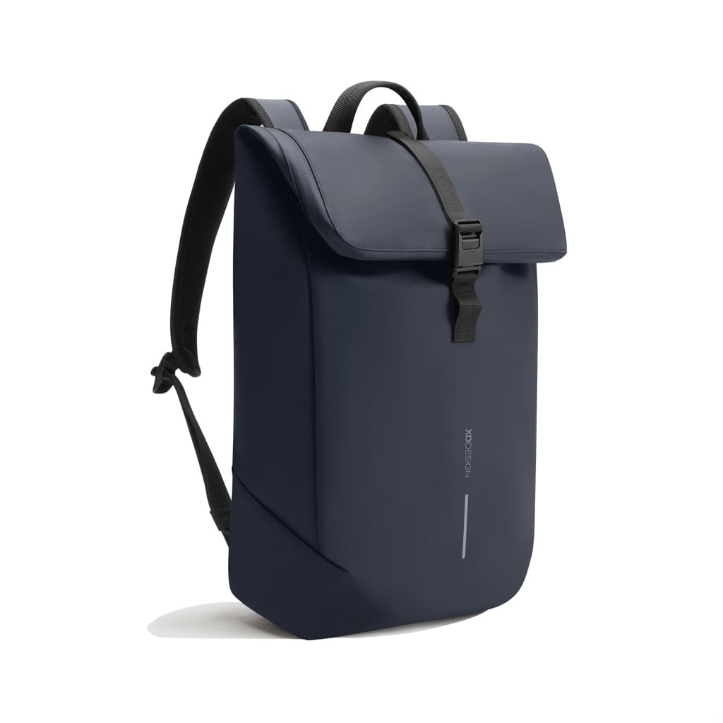 XDDESIGN Urban Water Resistant Flap-top Backpack - Navy