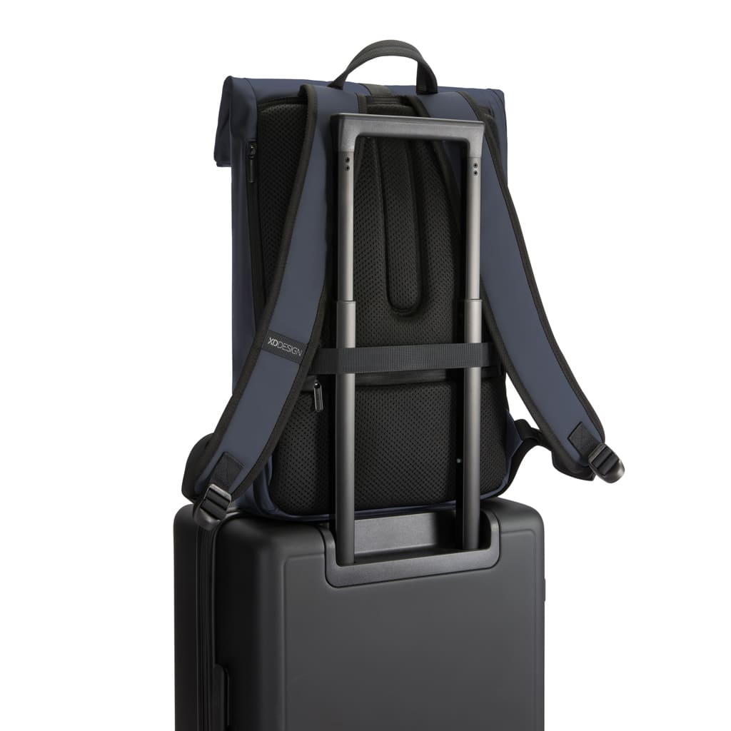 XDDESIGN Urban Water Resistant Flap-top Backpack - Navy