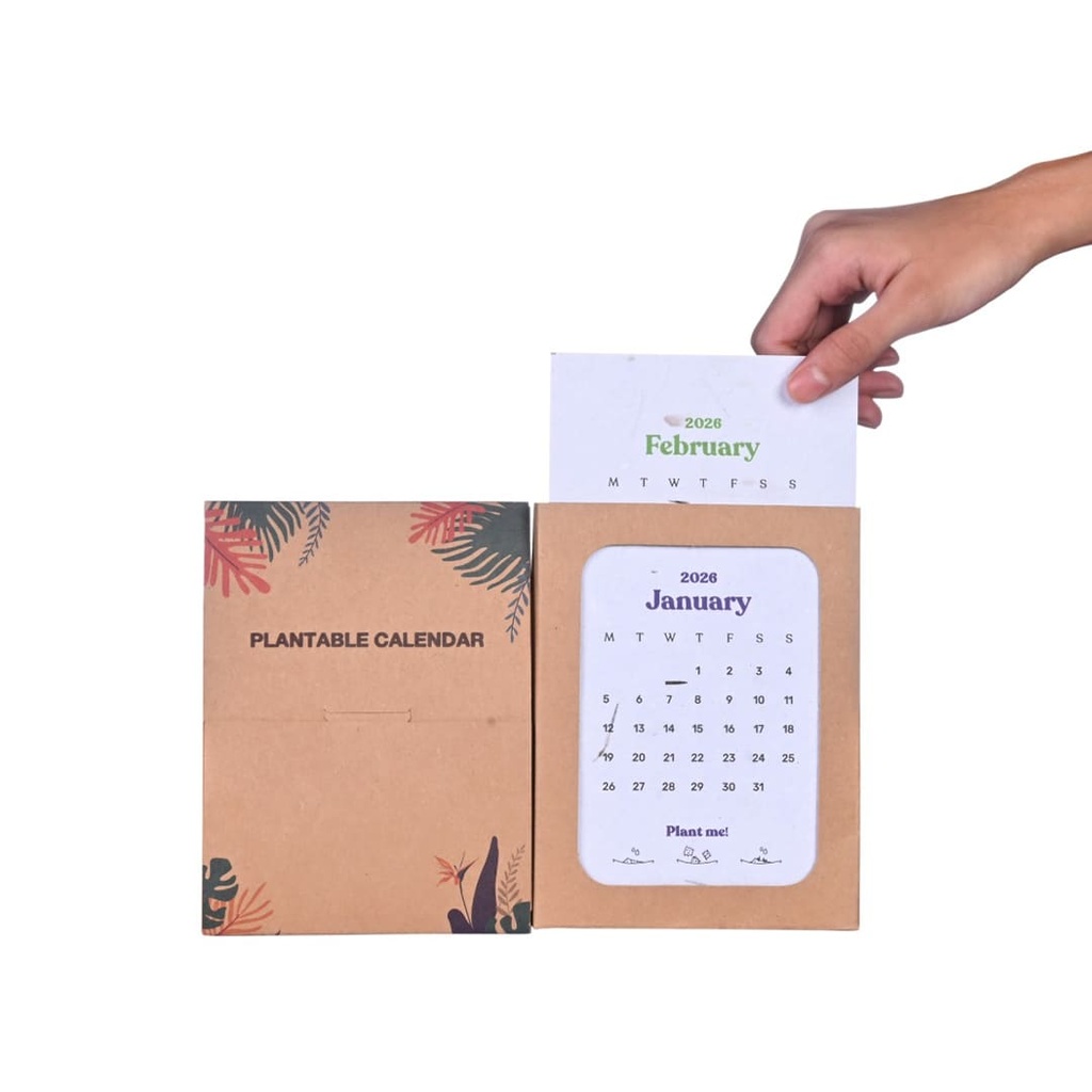 eco-neutral® Plantable Calendar with 12 Sheets Seed Paper