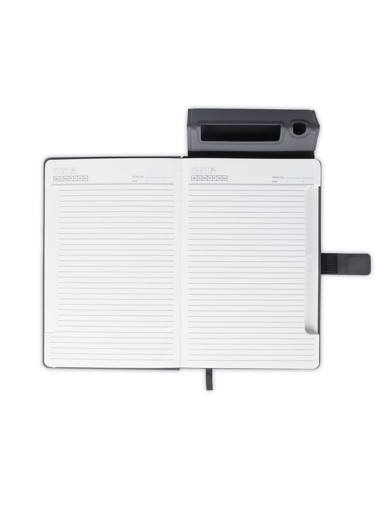 MANEZ - Santhome A5 Notebook with Phone Stand and Pen Holder