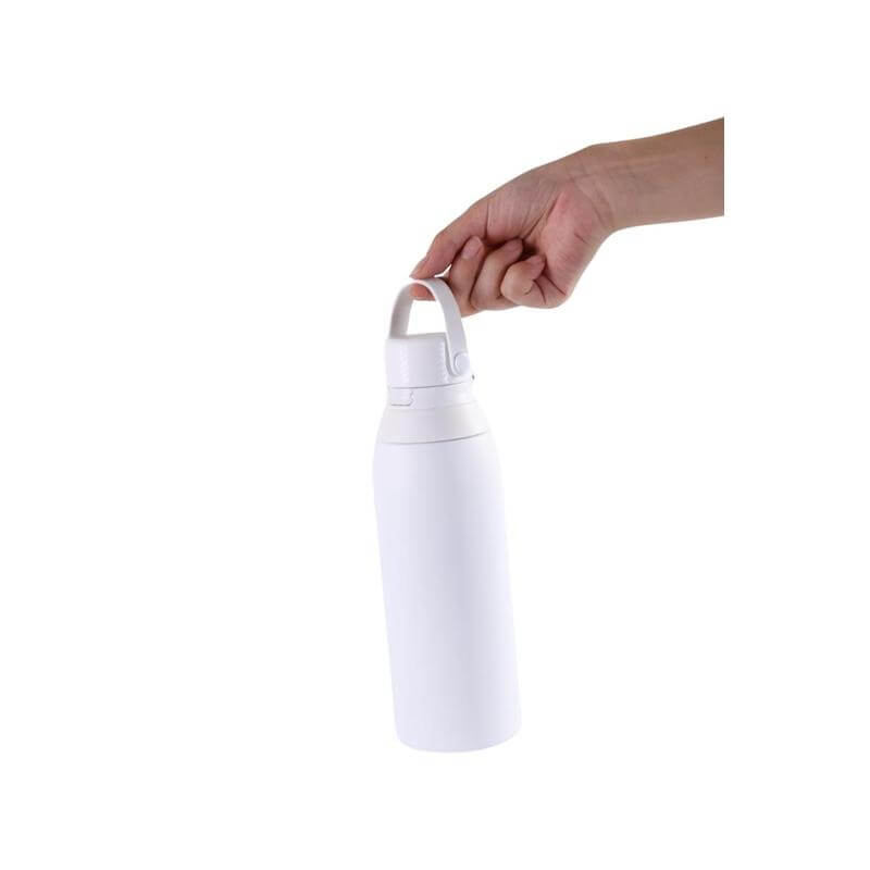 EVORA - Hans Larsen Double Wall Stainless Steel Vacuum Bottle - 750ml - White