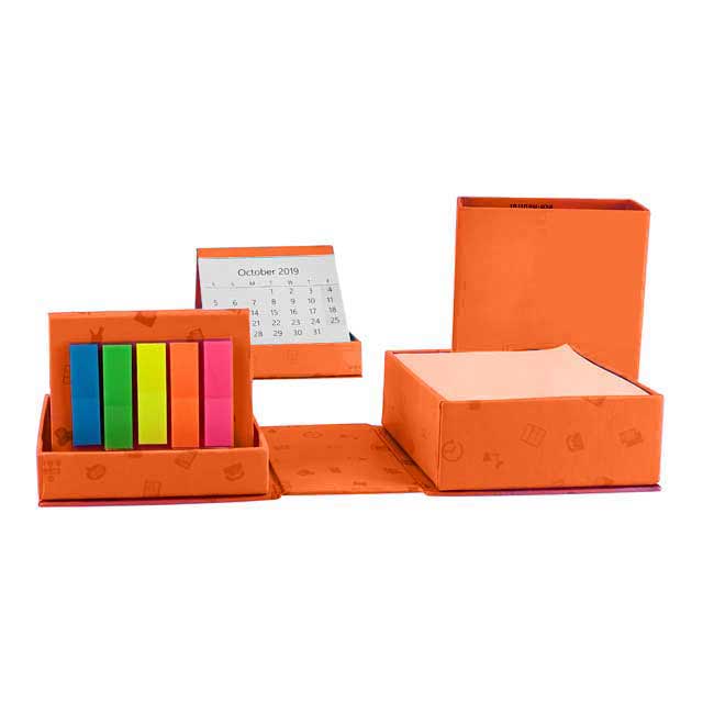 KALMAR - eco-neutral Memo/Calendar Cube - Orange