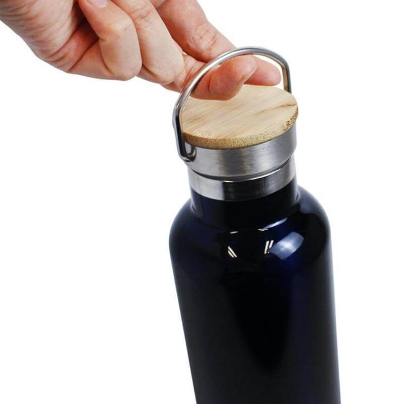 ALMERIA - Giftology Double Wall Stainless Steel Bottle 500ml -  Black