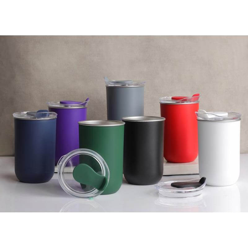 NIMI - Giftology Double Wall Travel Mug 300ml - Violet