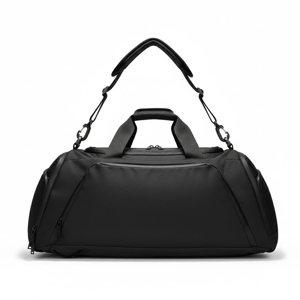 DOVER - Santhome Sports Travel Duffel Backpack - Black