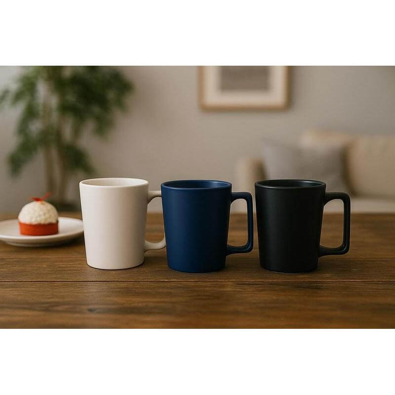 FALLO - Giftology Ceramic Cup with Wide Grip 400 ml - Black