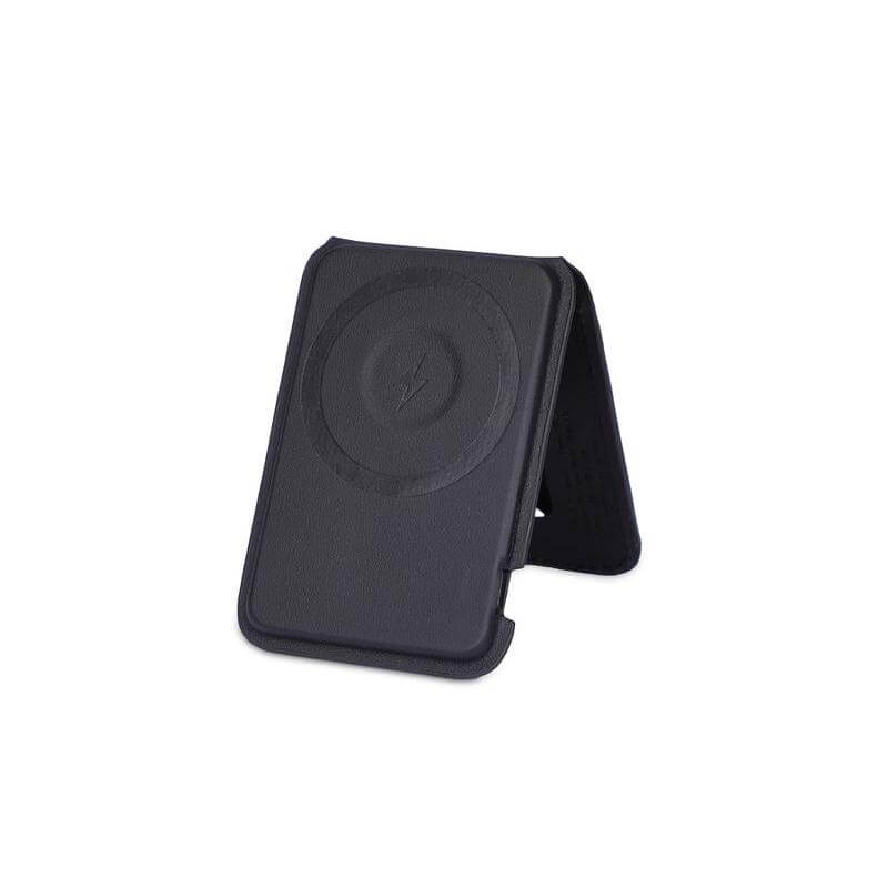 MAG3 - Giftology 3-in-1 Magnetic Wireless Charger Card Holder - Black