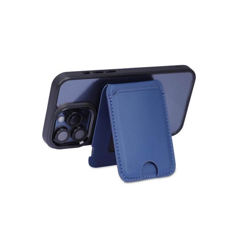 MAG3 - Giftology 3-in-1 Magnetic Wireless Charger Card Holder - Navy