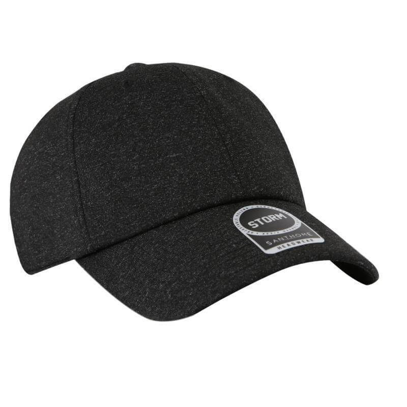 STORM - Santhome Textured 6-panel Cap - Black