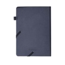 FAROE - Santhome A5 PU Hard Cover Notebook with Pen Loop - Black