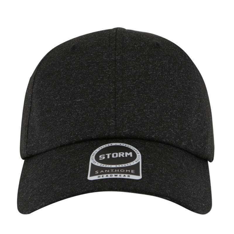 STORM - Santhome Textured 6-panel Cap - Black
