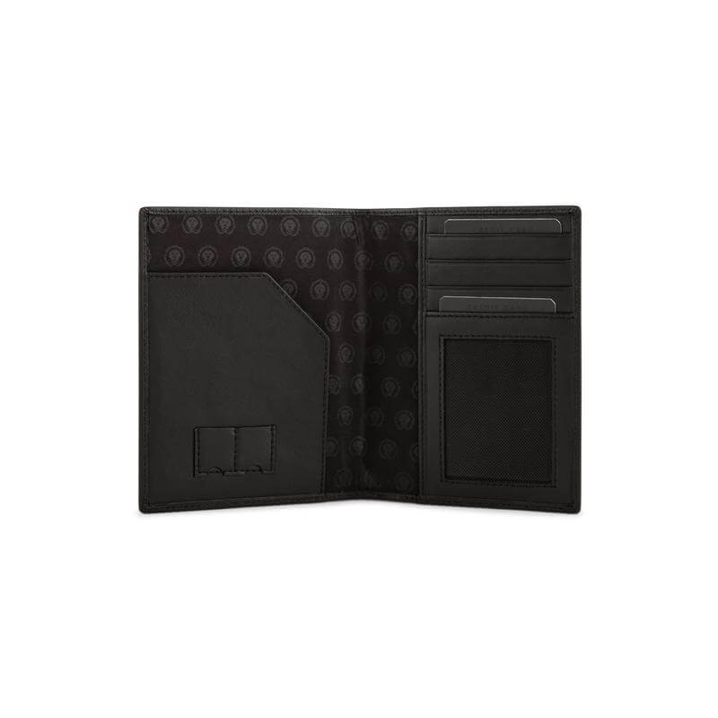 CROSS Saffiano Leather 4CC Passport Cover - Black