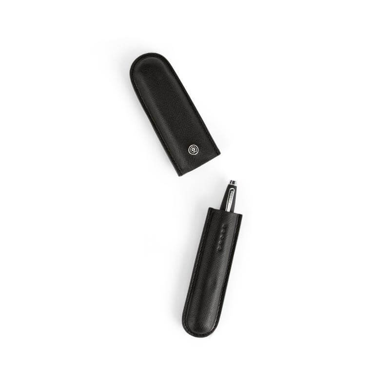 CROSS Leather Single Pen Case - Black