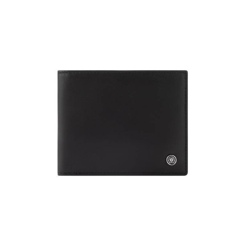 CROSS Soft Grain Leather Two-Tone 8CC Bifold Wallet - Black/Mocha