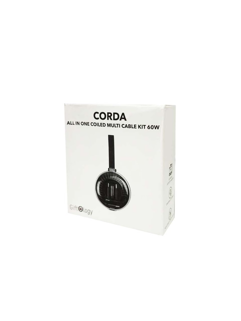 CORDA - Giftology Curled Cable & Adapter Kit