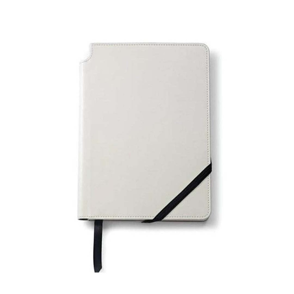 Cross Coventry Chrome/Gold Ballpoint Pen with Classic White Journal Gift Set