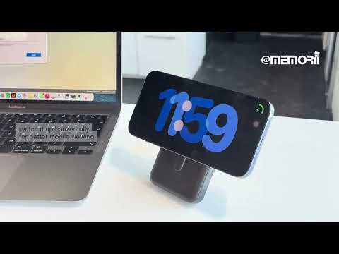 SOLANO - @memorii 10000mAh Mag Wireless Powerbank with Inbuilt Cables