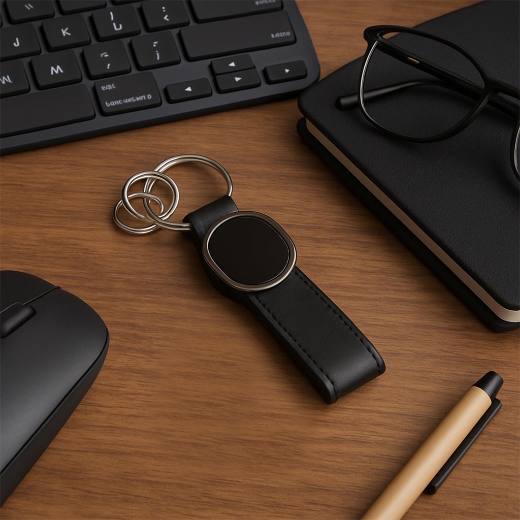 BELMONTE - PU & Metal Keychain