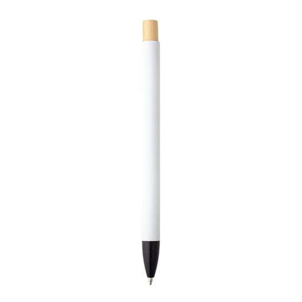BOLT - Aluminium Push Action Ballpen - White