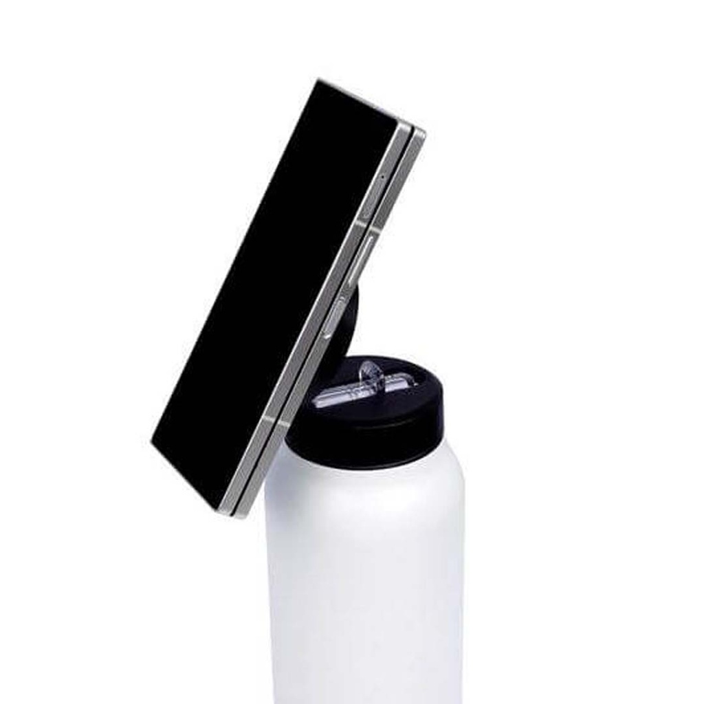 FERRO - Giftology Magnetic Phone Holder Water Bottle 760ml - White