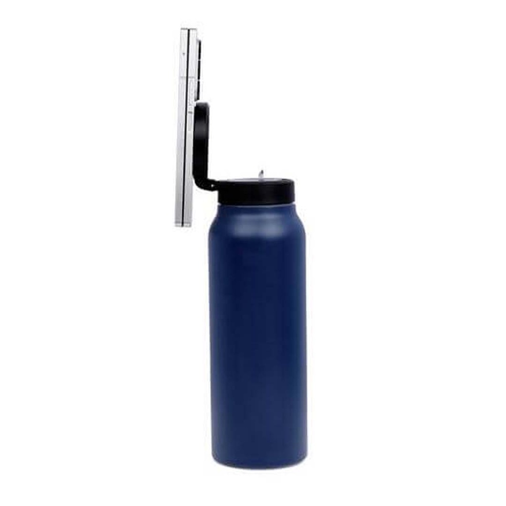 FERRO - Giftology Magnetic Phone Holder Water Bottle 760ml - Navy Blue
