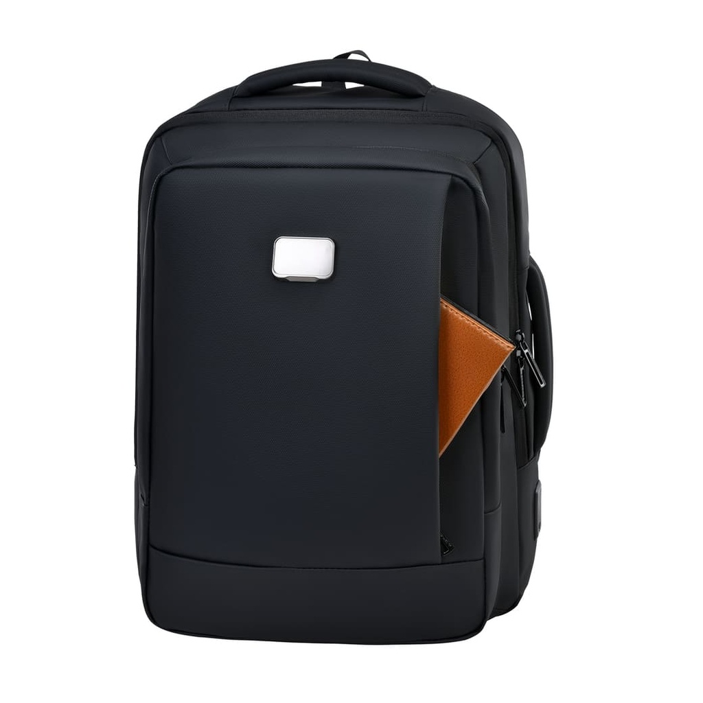 TURISMO - Santhome Expandable 17" Business Backpack - Black
