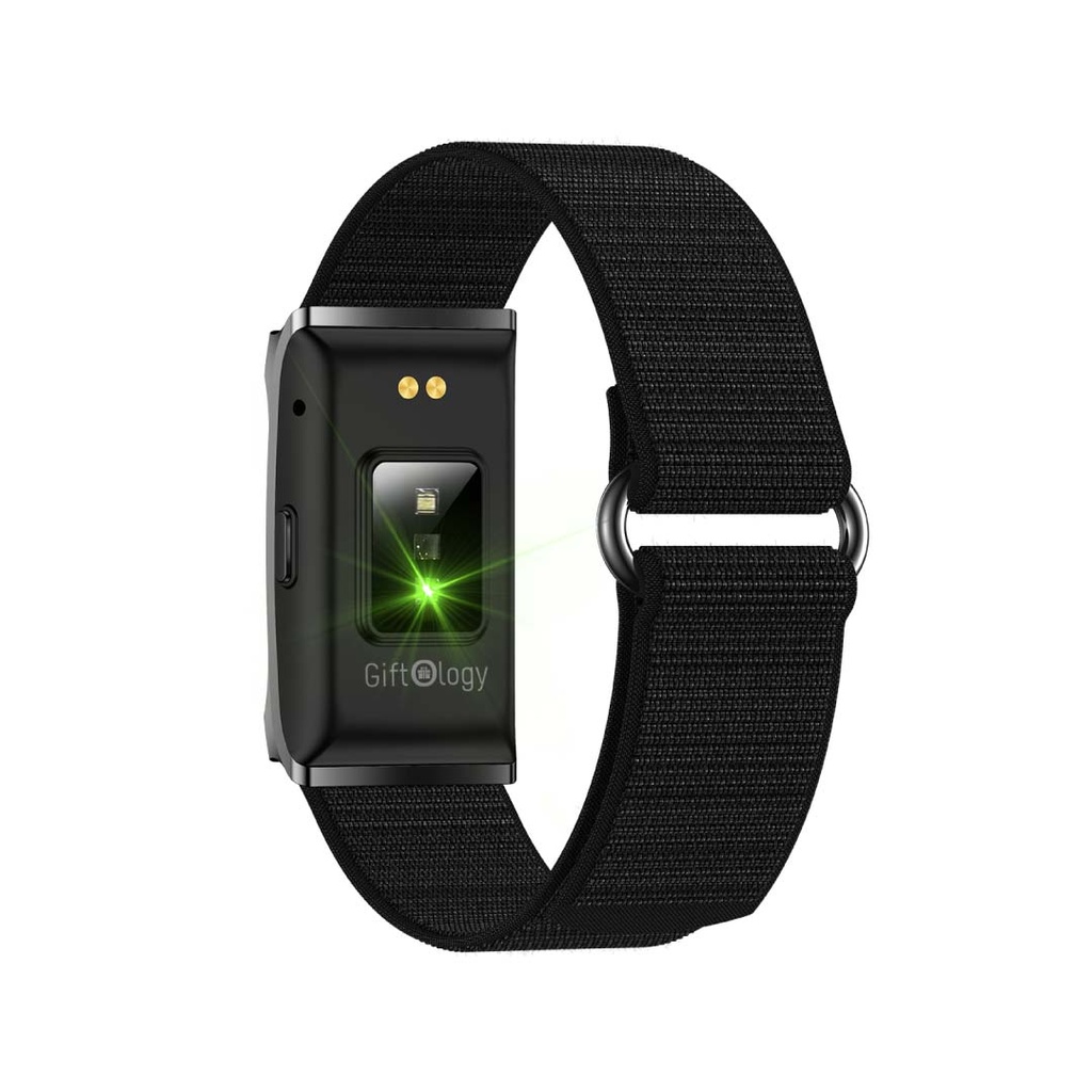 FITBAND Giftology Screenless Health & Fitness Band - Black
