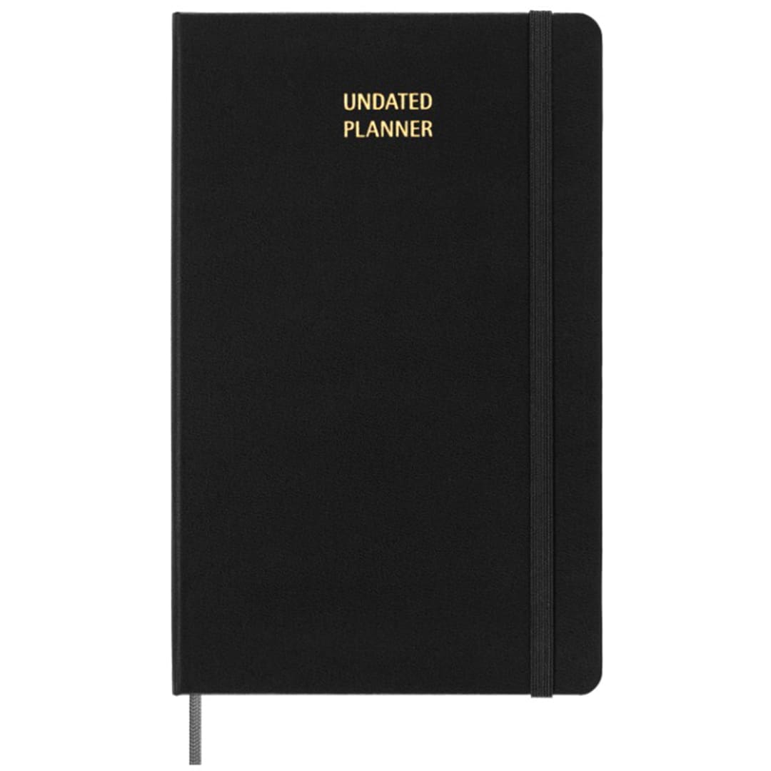 Moleskine Undated 12 Month Weekly Planner – Hard Cover – Large
