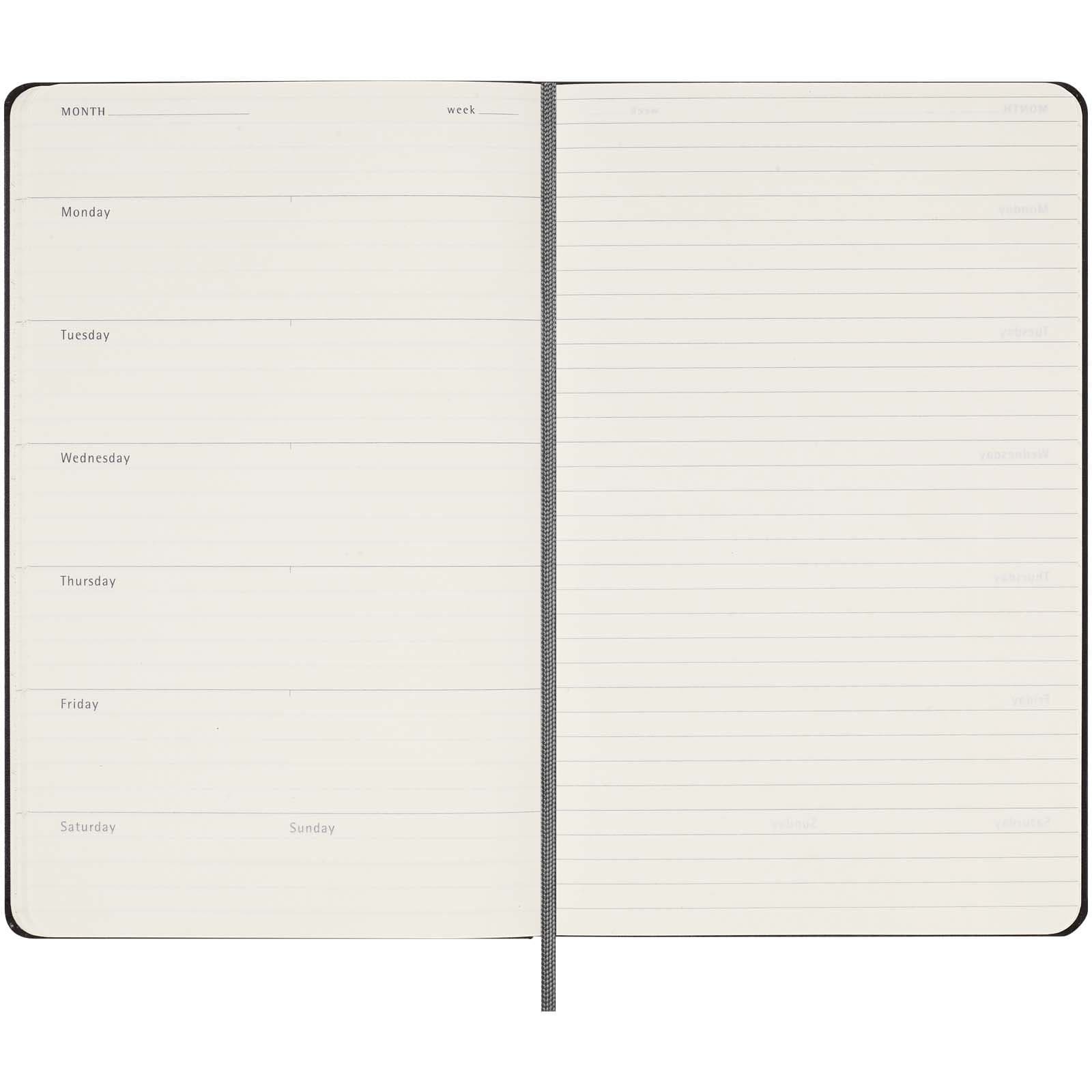 Moleskine Undated 12 Month Weekly Planner – Hard Cover – Large